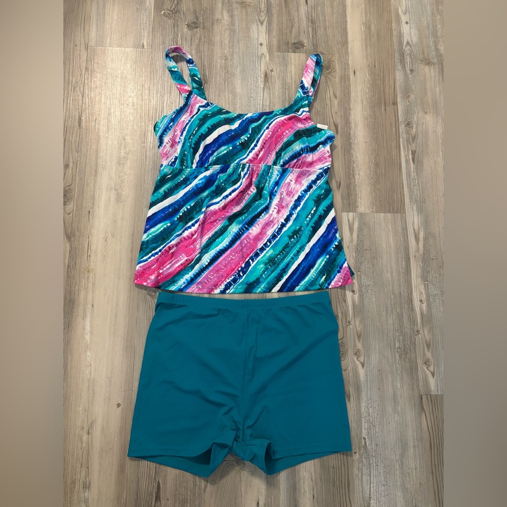Belle by Kim Gravel Multicolor Swim Set